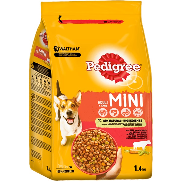 Pedigree 1,4kg Adult Rind und Gemüse