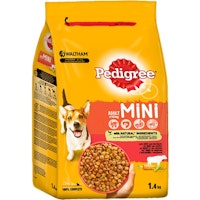 Pedigree 1,4kg Adult Rind und Gemüse
