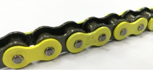 RK 520H Kette (118 Gl., Gelb) für KTM EXC 125