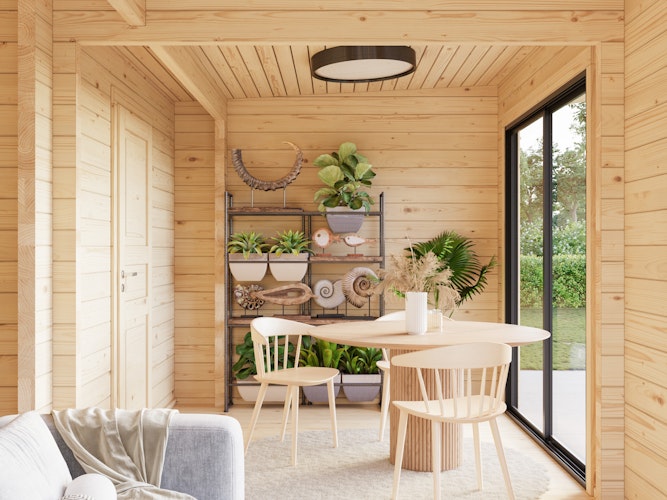 Palmako Ferienhaus Cecilia 27,3 m² Slide Plus - 70 mm