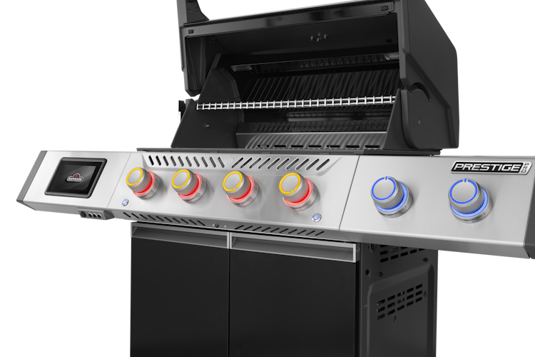 Napoleon Prestige PRO 500, Connected, Schwarz, inkl. Drehspieß