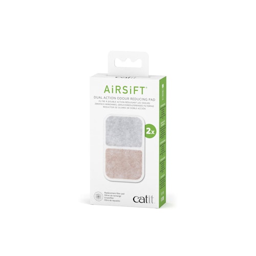 catit AiRSiFT Dual Action Pad 2er-Pack Katzentoilettenzubehör