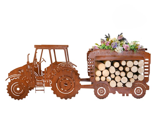 Badeko Traktor mit Anhänger