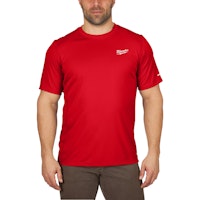 Milwaukee WWSSRD-XXL Funktions-T-Shirt rot mit UV-Schutz 4932493072