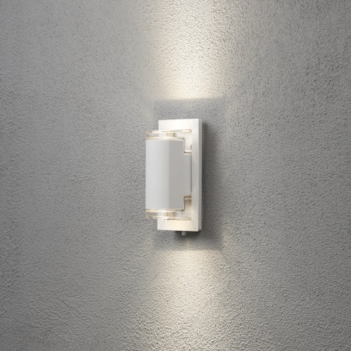 Konstsmide Wandleuchte Potenza, weiss, GU10, max. 2x6W (7987-250)