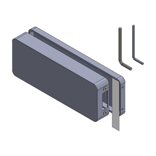 Griffwerk GATE | DESIGN MANUFAKTUR 1.0 -Edelstahl Optik matt Cover-Set -GK