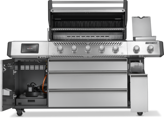 Napoleon Prestige PRO 665, Connected, Edelstahl, inkl. Drehspieß