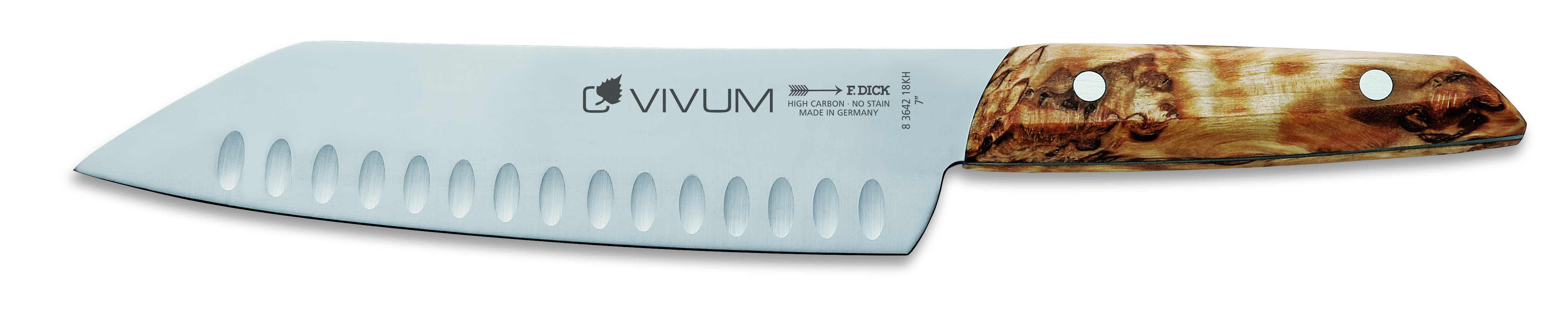 DICK Santoku mit Kullen VIVUM 18 cm