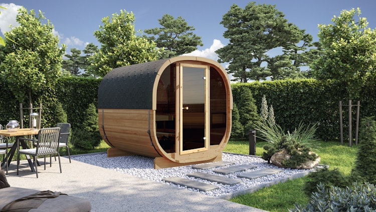 Wolff Finnhaus Cube Saunafass 230 Art 1