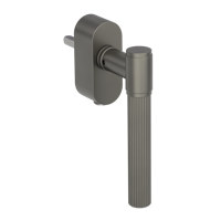 Griffwerk Fenstergriff VAYA 136 ARIS Kaschmirgrau R 7x40