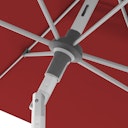 Vorschaubild doppler Mittelmastschirm EXPERT 220 x 140 Auto-Tilt, Aluminium Silber / 100 % Polyester 180 g/m²