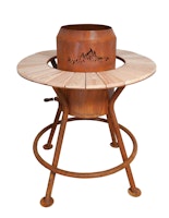 Badeko Feuerstelle „Bruneck“ in Edelrostoptik