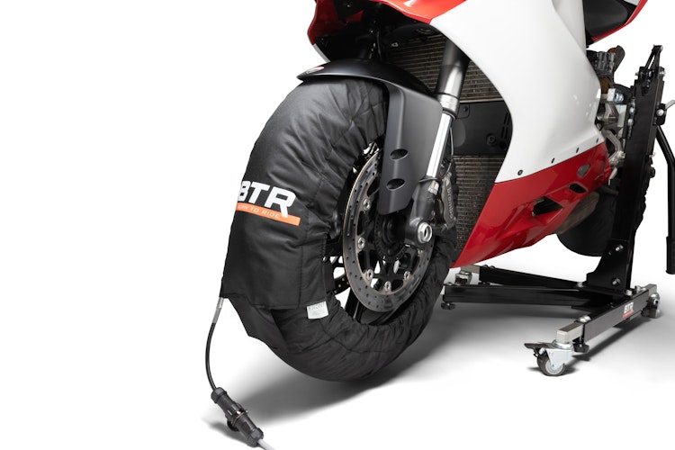 BTR Motorrad Reifenwärmer - Set, Digital, 17 Zoll