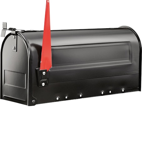 Burg Wächter Briefkasten U.S. Mailbox schwarz 891 S