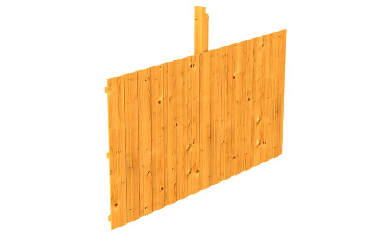 Skan Holz Rückwand für Leimholz Einzel- Carports - Deckelschalung