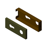 Griffwerk PURISTO S -Graphitschwarz Cover-Set -PZ