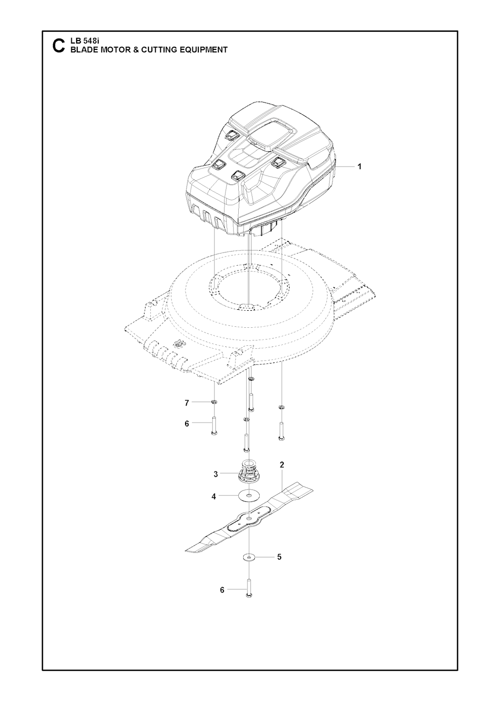 Explosionszeichnung Ersatzteile