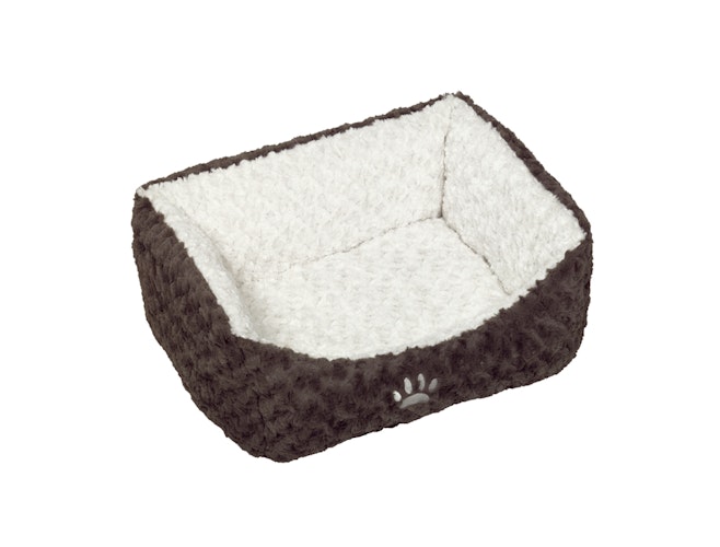 NOBBY Komfortbett "NEIKU" braun / weiß 45 x 40 x 18 cm