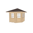 Weka 28 mm Gartenhaus 149 5-Eck