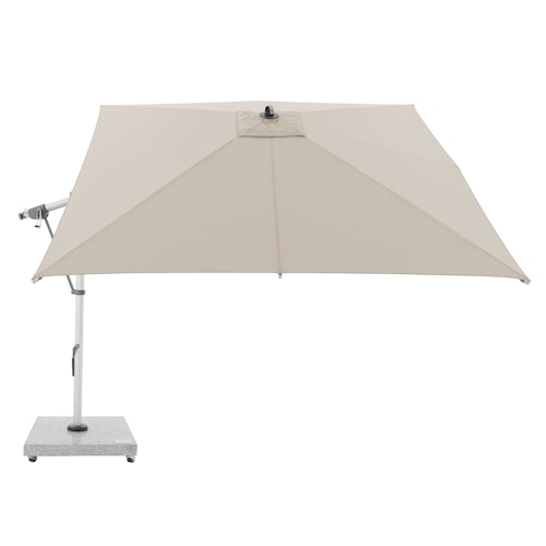 doppler Pendelschirm EXPERT 300 x 300 cm, Aluminium Silber / 100 % Polypropylen 220 g/m²