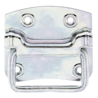 Alberts® Kistengriff, galvanisch verzinkt dickschichtpassiviert, Platte BxH 80x70 mm, Tiefe 11 mm 347505