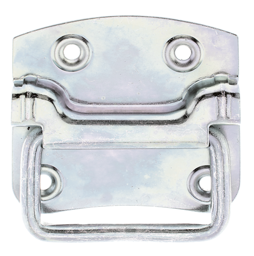 Alberts® Kistengriff, galvanisch verzinkt dickschichtpassiviert, Platte BxH 80x70 mm, Tiefe 11 mm 347505