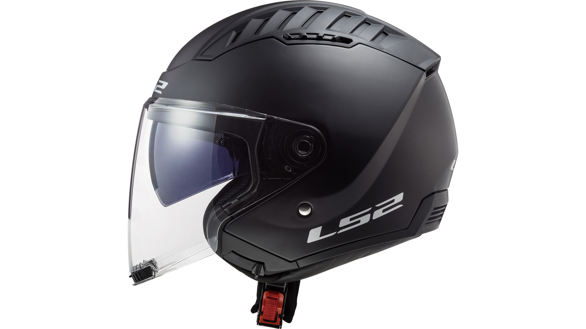 LS2 Jethelm OF600 Copter II Solid S Schwarz matt