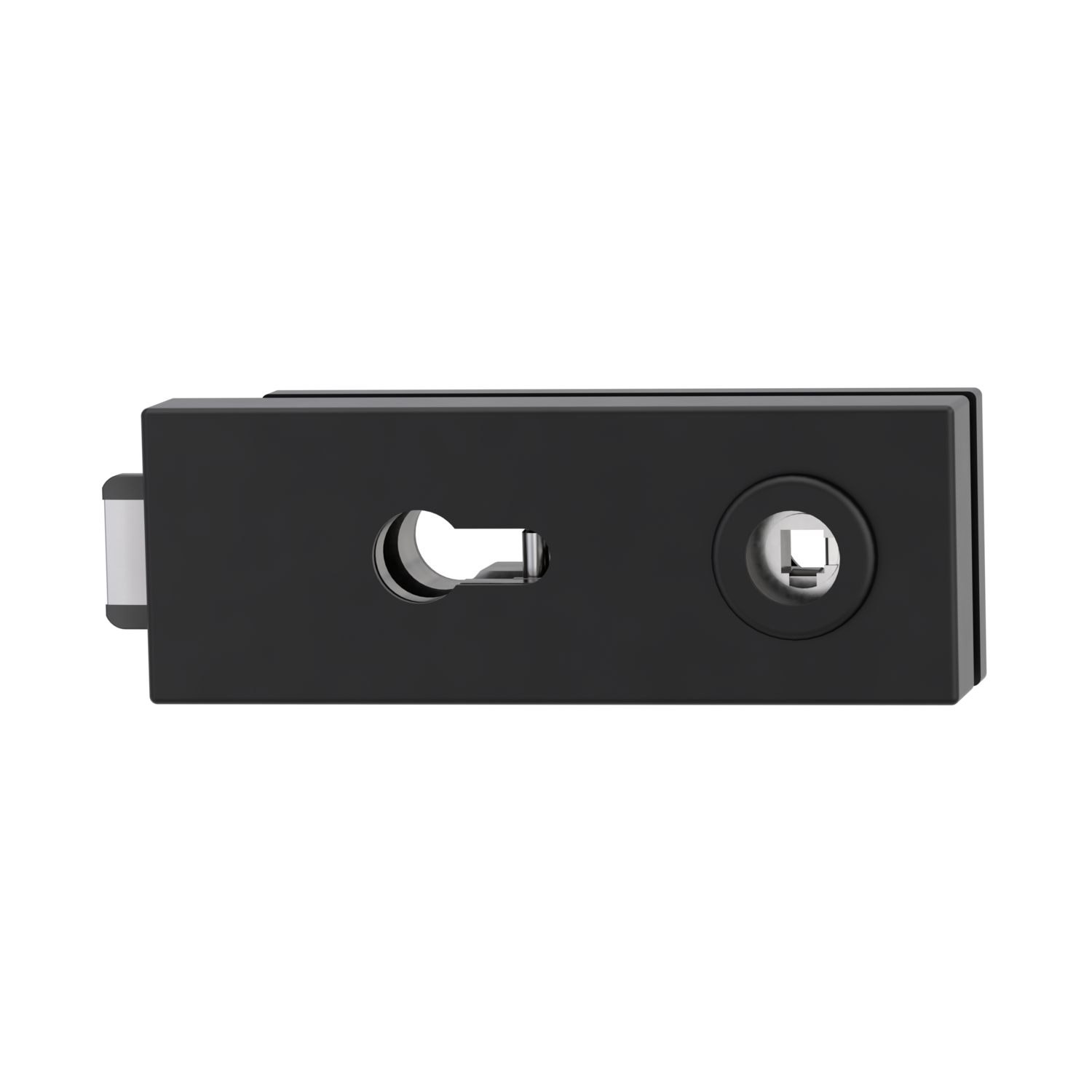 Griffwerk PURISTO S -Graphitschwarz Schlosskasten -PZ