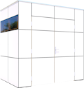 Bertilo Gartenhaus HPL Mini - 6 mm