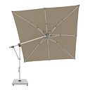 Vorschaubild doppler Pendelschirm EXPERT 300 x 300 cm, Aluminium Silber / 100 % Polypropylen 220 g/m²