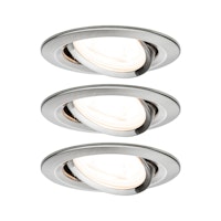 Paulmann Einbauleuchte Nova 3er LED 3x6,5W Eisen