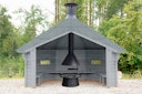 Wolff Finnhaus Wetterschutzhütte / Grillhütte Wanja 3327 XL 45