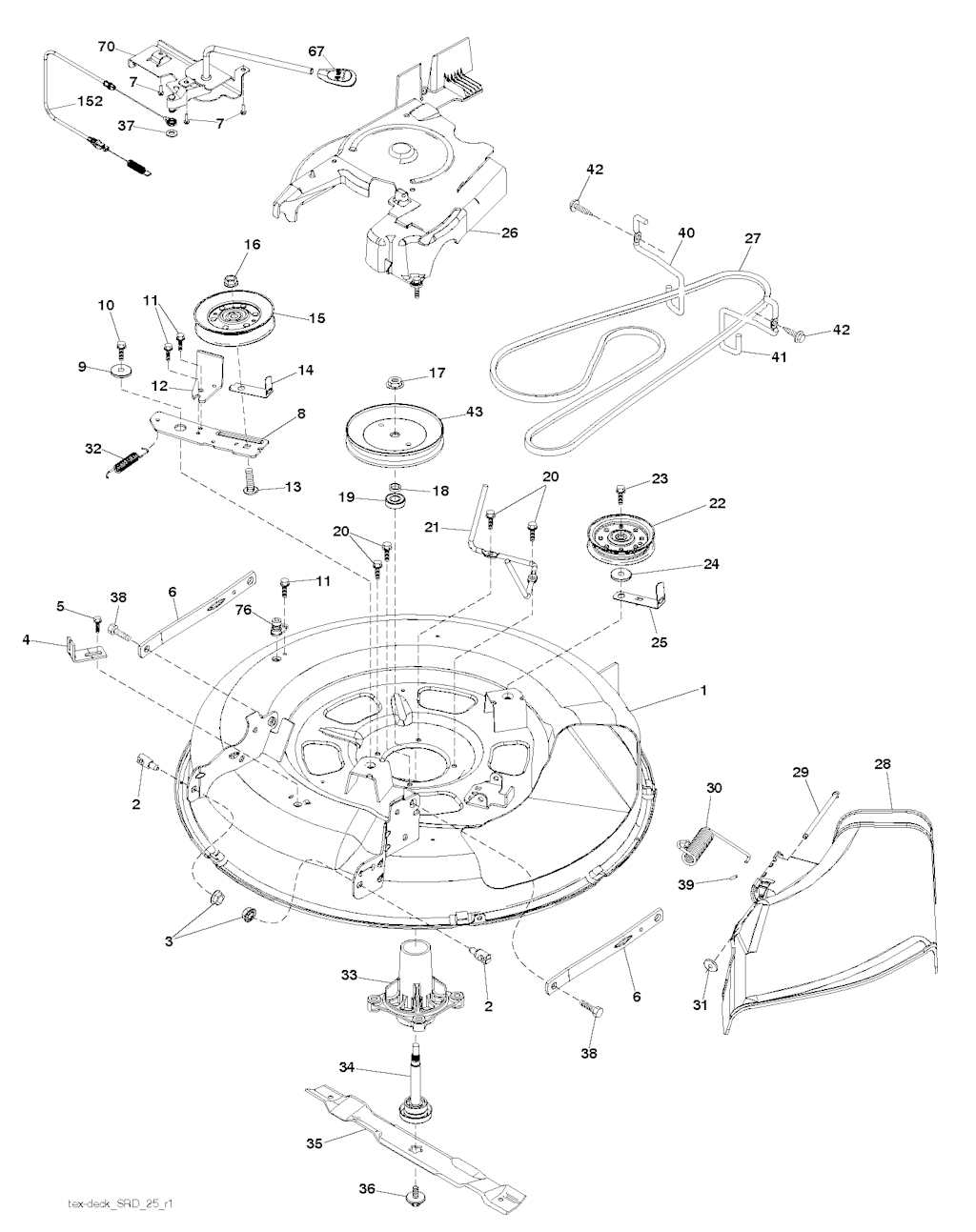 Explosionszeichnung Ersatzteile