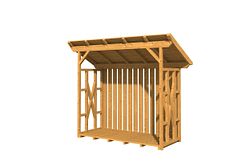Skan Holz Holzunterstand Lars 2 naturbelassen
