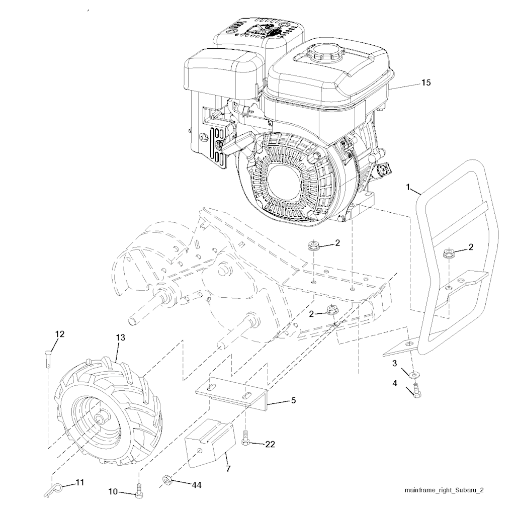 Explosionszeichnung Ersatzteile