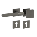 Vorschaubild Griffwerk Wechselgarnitur VAYA 136 ARIS fast2fix Fast2Fix Rosetten eckig Knopf SQUARE Kaschmirgrau L