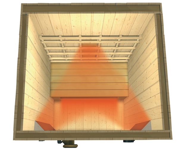 Weka Infrarot Kabine Tanilla Gr. 2 inkl. Linienstrahler