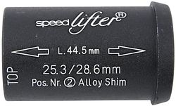 by,schulz Reduzierhülse Speedlifter 25,4 mm schwarz 44,5 lang