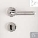 Vorschaubild Griffwerk Wechselgarnitur ADINA K3-Edelstahl poliert/matt-Klipptechnik