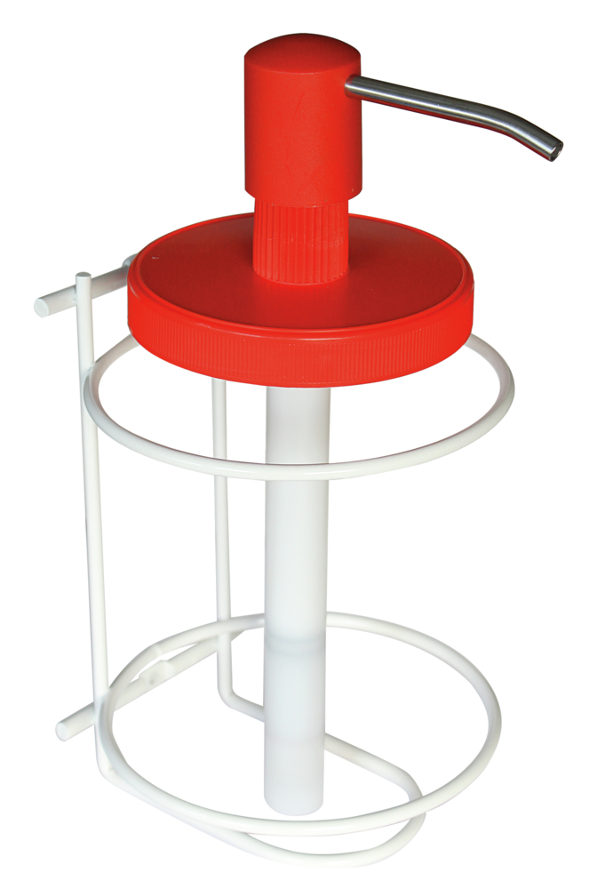 Hotrega Wandhalterung und Dosierpumpe Handreinigerkonzentrat 2 in 1