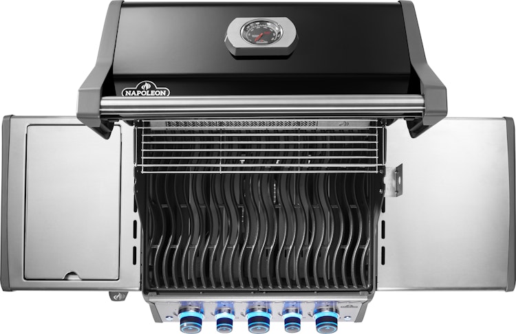 NAPOLEON Gasgrill Rogue PRO-S 425 mit Gußrosten, Schwarz, inkl. Drehspieß