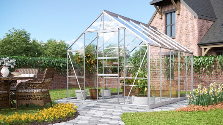 Vitavia Gewächshaus Merkur 8300 inkl. 2 Dachfenstern - 8,3 m²