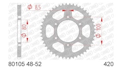 Afam Kettenrad 80105