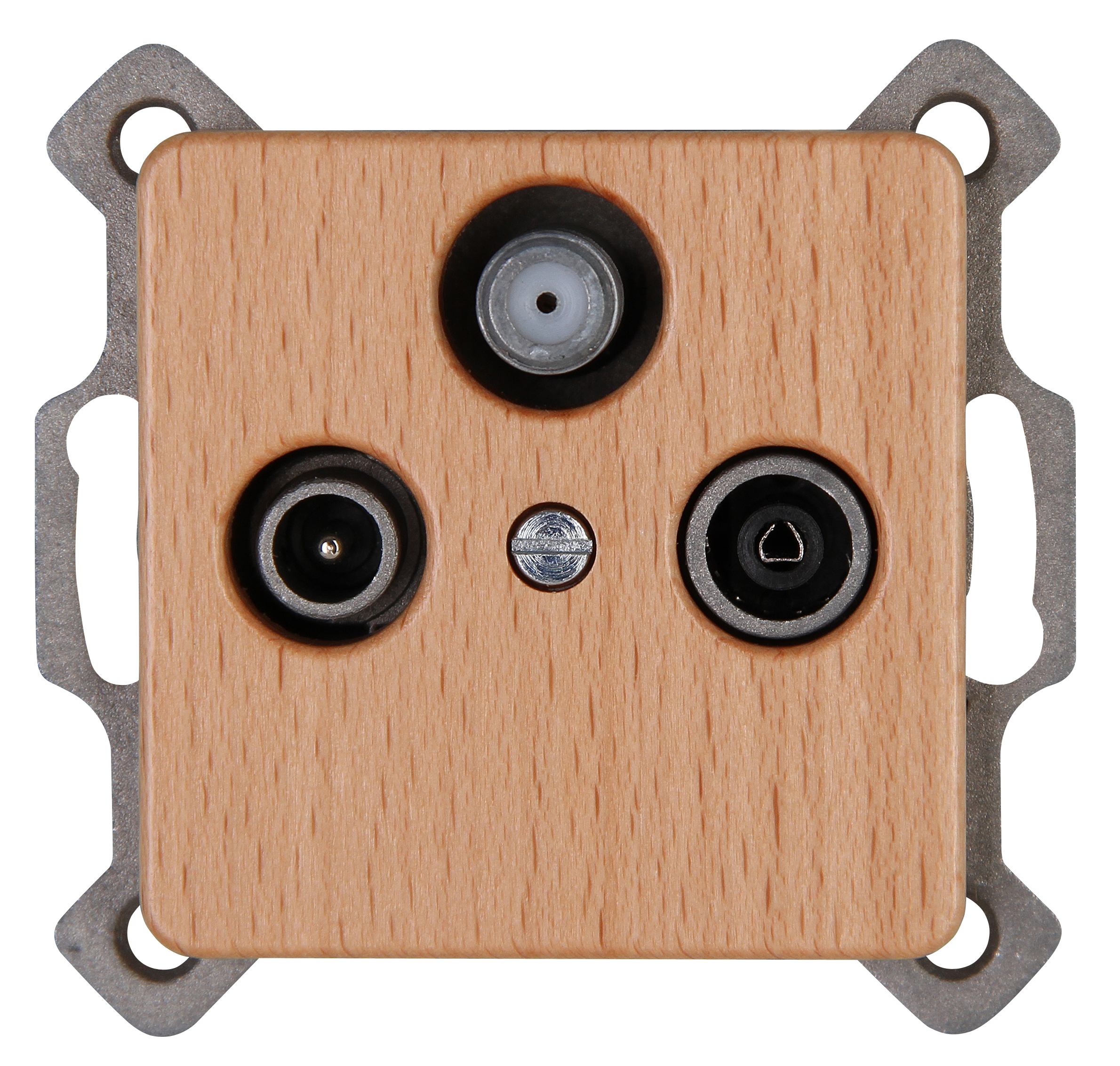 Kopp Einsatz/Abdeckung für Kommunikationstechnik holz - 917131082