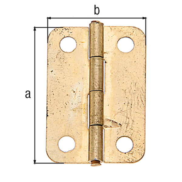 Schatullenscharniere vermess. 24x165 mm