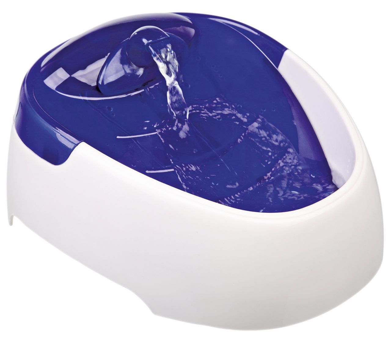 TRIXIE Wasserautomat Duo Stream 1 Liter weiß/blau