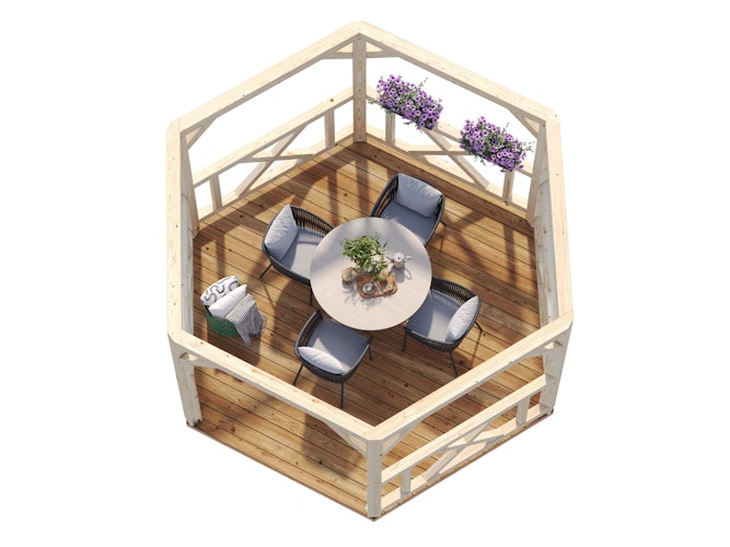 Palmako Pavillon Betty 9,9 m²