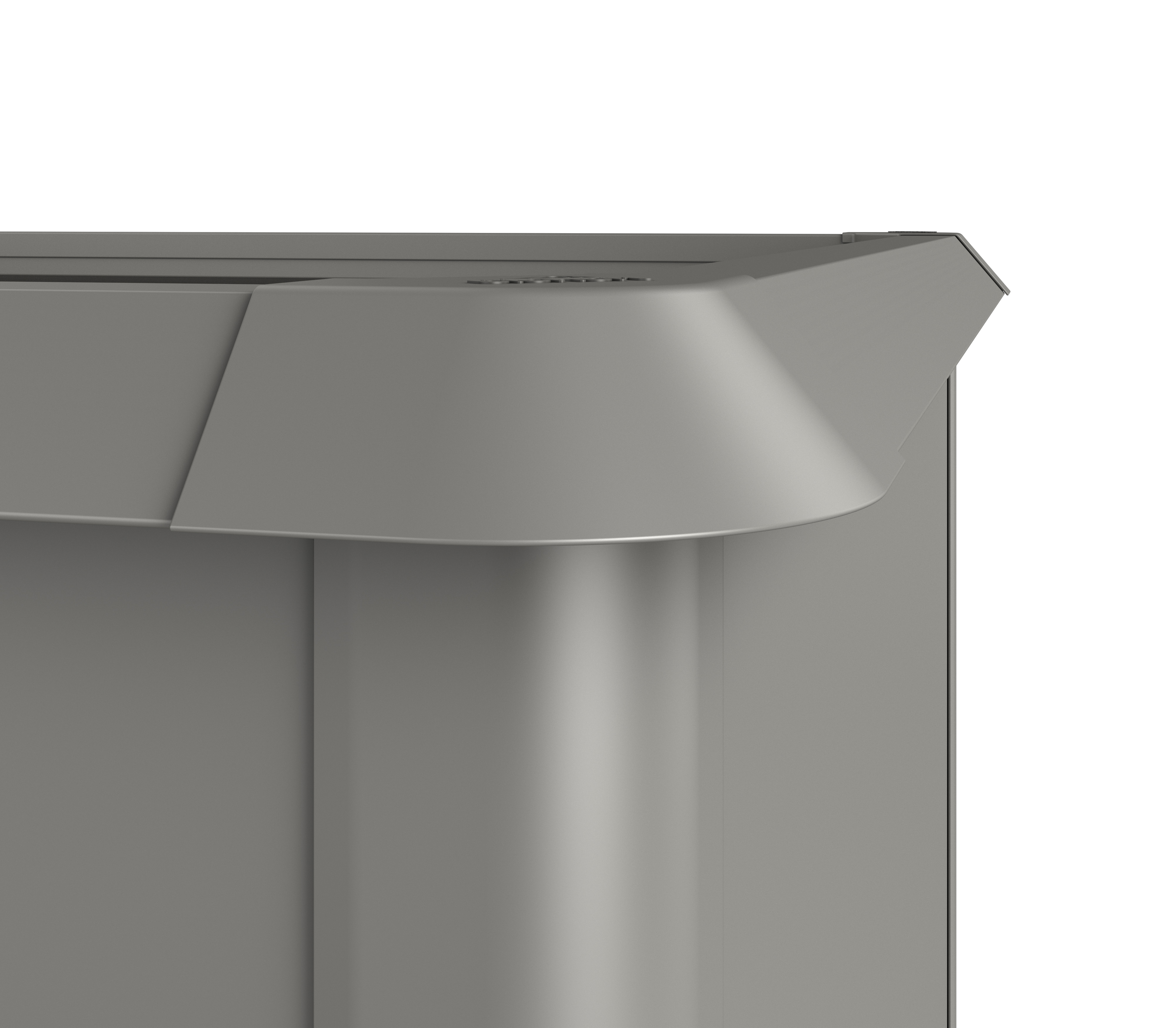 Biohort Schneckenschutz für HochBeet 152 x 102 x 77 cm (Gr. 1,5x1) quarzgrau-metallic