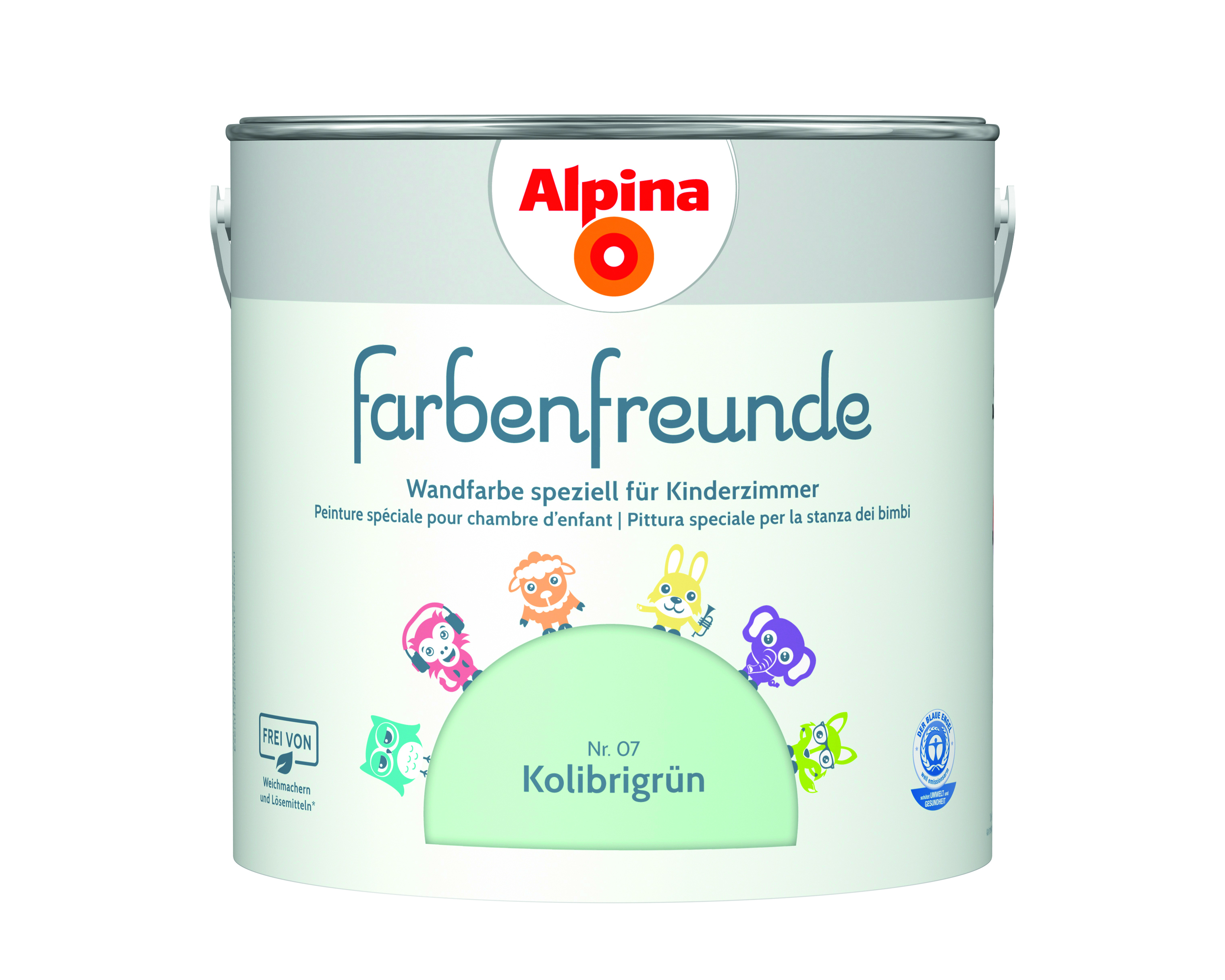 Alpina Farbenfreunde Nr. 07 Kolibrigrün 2,5 Liter matt