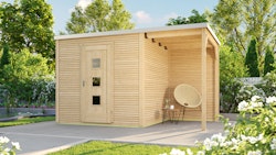 Weka Designhaus 413 A 45 mm inkl. 150 cm Anbau